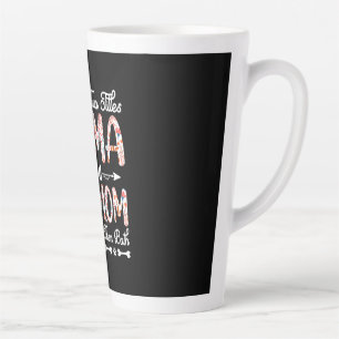 Mother Art   Mama And Dog Mum Birthday Latte Mug