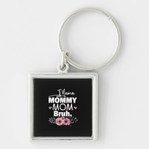 Mother Art Mama Mummy Mum Bruh Floral Birthday Key Ring