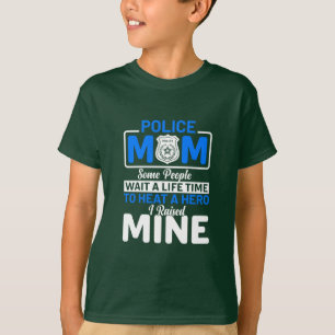 Mother Art Proud Police Mom T-Shirt