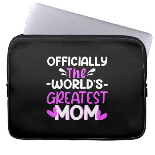 Mother Art The World Greatest Mom Laptop Sleeve