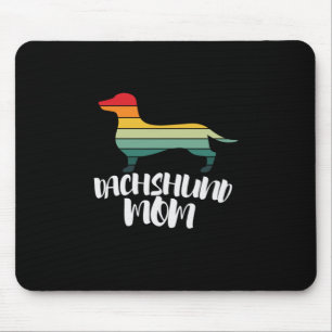 Mother Art Vintage Dachshund Mum Mouse Pad