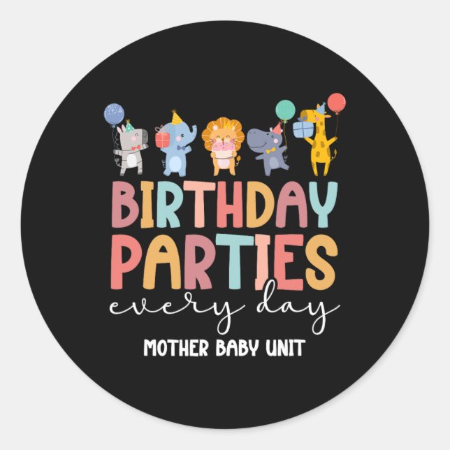 Mother Ba1  Classic Round Sticker (Front)