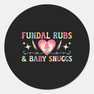Mother Ba  Classic Round Sticker