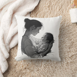Mother & Baby artwork Cushion