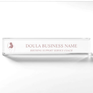 Mother Baby Doula Branding Nameplate