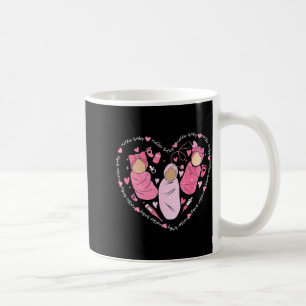 Mother baby nurse heart valentine day mbu coffee mug