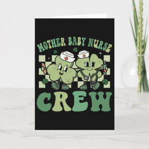 Mother Baby Nurse Screw Shenanigans St Patricks Da Card