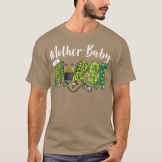 Mother Baby Nurse St Patrick's Day 2023 Women Girl T-Shirt