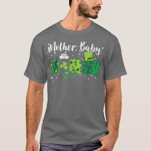 Mother Baby Nurse St Patrick's Day 2023 Women Girl T-Shirt