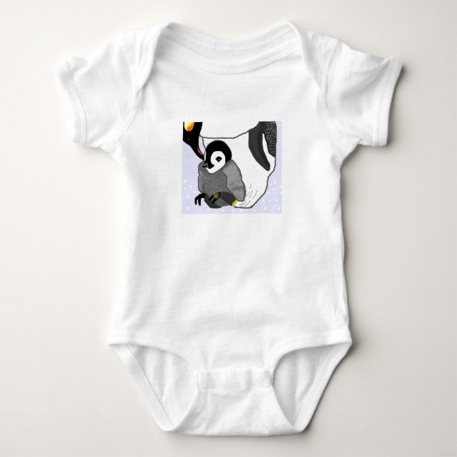 Mother & Baby Penguin Bodysuit (Front)