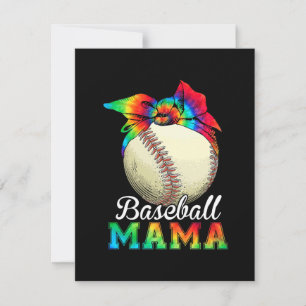 Mother Baseball Mama Birthday Card