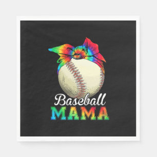 Mother Baseball Mama Birthday Napkin