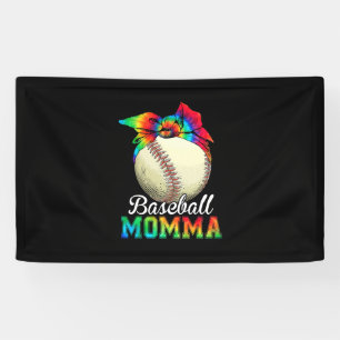 Mother Baseball Momma Birthday Banner