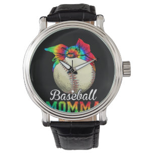Mother Baseball Momma Birthday Watch
