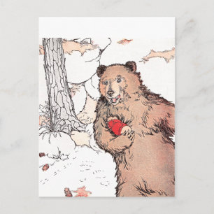 Mother Bear Carrying Prairie Dog Postcard