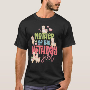 Mother Birthday Girl Llama Party Fiesta Llamazing  T-Shirt
