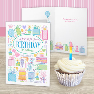 Mother Birthday Icons Card