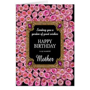 Mother Birthday Pink Daisies