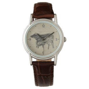 Mother Buffalo and her cub Chinese Ox Year W Watch