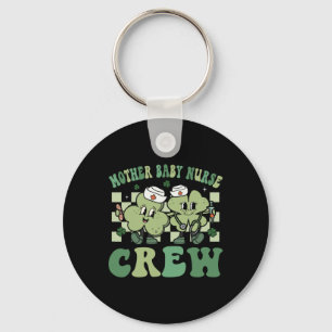 Mother By Nurse Screw Shenanigans St Patricks Day Key Ring