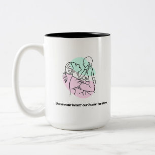 Mother & Child Art Mug Gift for Mum