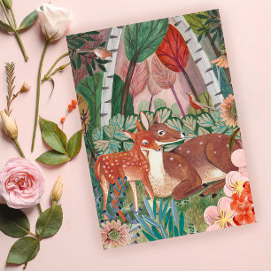 Mother & Child Deer Mother's day Card