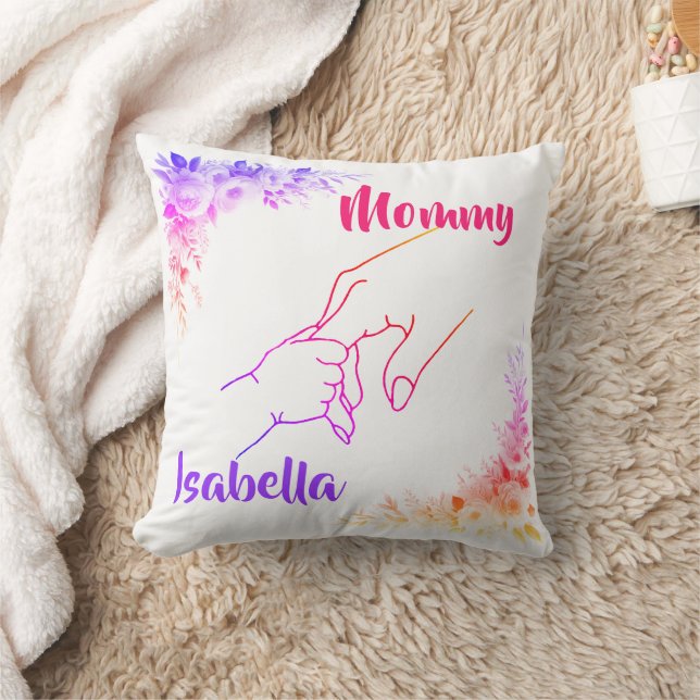 Mother & Child Hands  Cushion (Blanket)