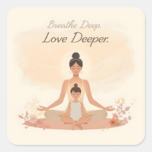 Mother & Child Meditation Serenity Art