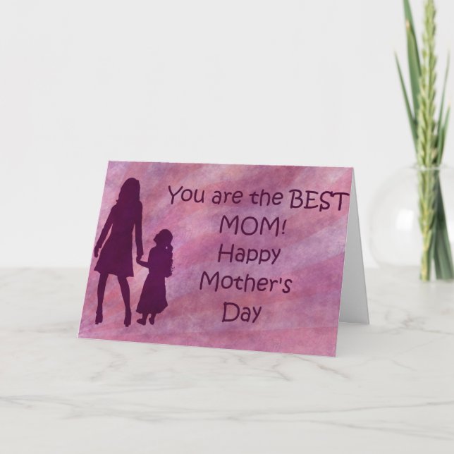 Mother & Child Mother's Day Card (Front)