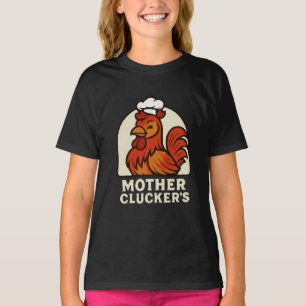 Mother Clucker’s Funny Retro Hen Chef - Vintage Ca T-Shirt