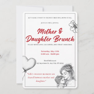 Mother Daughter Brunch Invitation