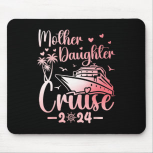 Mother Daughter Cruise 2025 Family Vacation Trip M Mouse Pad