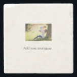 Mother daughter family photo add name picture text stone coaster<br><div class="desc">Design</div>
