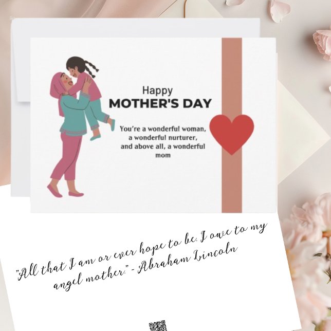 Mother & Daughter for Mother's Day Greeting Card (Creator Uploaded)