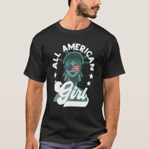 Mother Daughter Fourth 4th Of July All American G T-Shirt