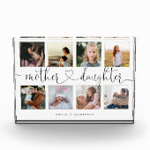 Mother Daughter Heart Script | Photo Grid Collage (Front)