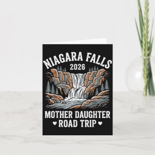 Mother Daughter Niagara Falls Road Trip 2026 Card