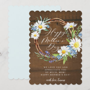 mother day cards floral elegant