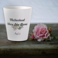 Mother day flower Gratitude Latte Mug