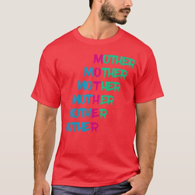 Mother Day funny blue boy T-Shirt (Front)