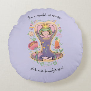 Mother day inspiration  round cushion
