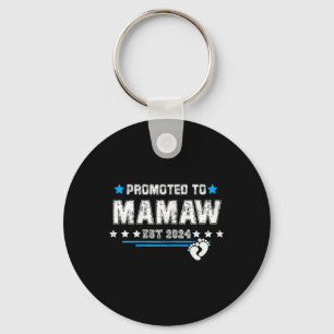 Mother Day Mum 2024 Promoted To Mamaw Est 2024 Key Ring