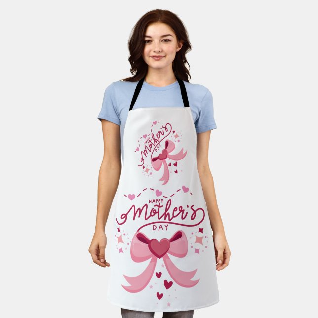 Mother Day Trendy Designed Apron (Worn)