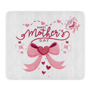 Mother Day Trendy Designed Apron Cutting Board