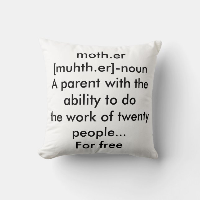 Mother Definition Cushion (Front)