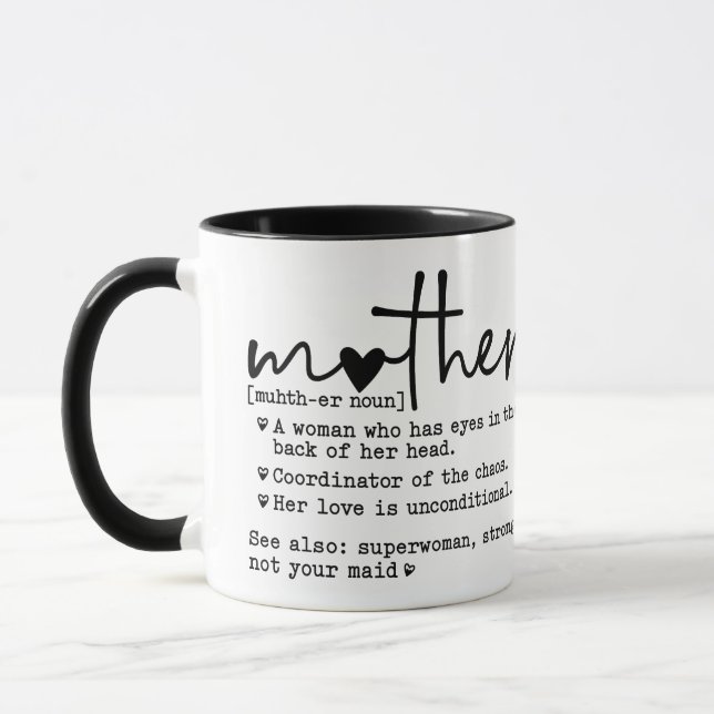 Mother Definition Mug (Left)