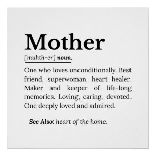 Mother Definition  Poster