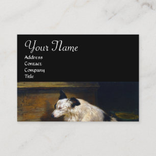 MOTHER DOG WITH DOGGIES BUSINESS CARD