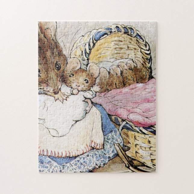 Mother Dormouse And Her Child - Beatrix Potter Jigsaw Puzzle (Vertical)