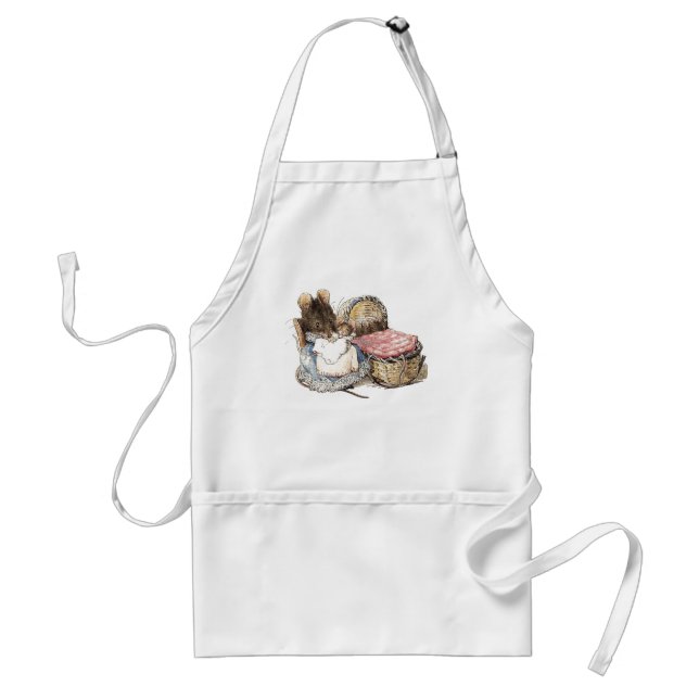 Mother Dormouse Baby Shower Standard Apron (Front)